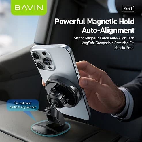 Bavin Magnetic Auto Držač Ps-81 Crna - slika 3
