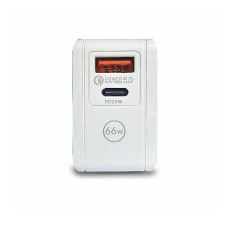 Bavitel Punjač 100w Usb A+ Type C Bela Keke – F003 - slika 2