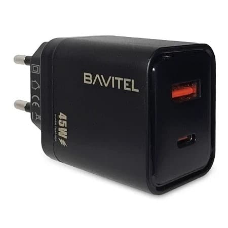 Bavitel Punjač 45w Usb A+ Type C Crna - naslovna