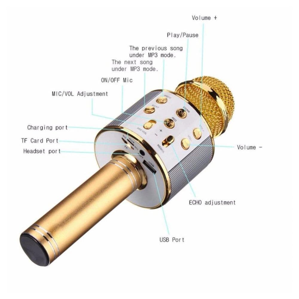 Bluetooth Mikrofon Crni - slika 3