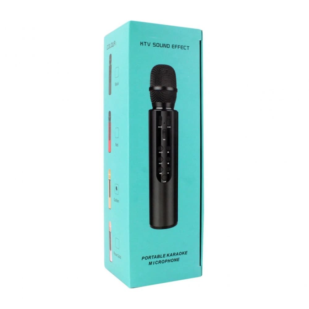 Bluetooth Mikrofon M6 Crni - slika 2