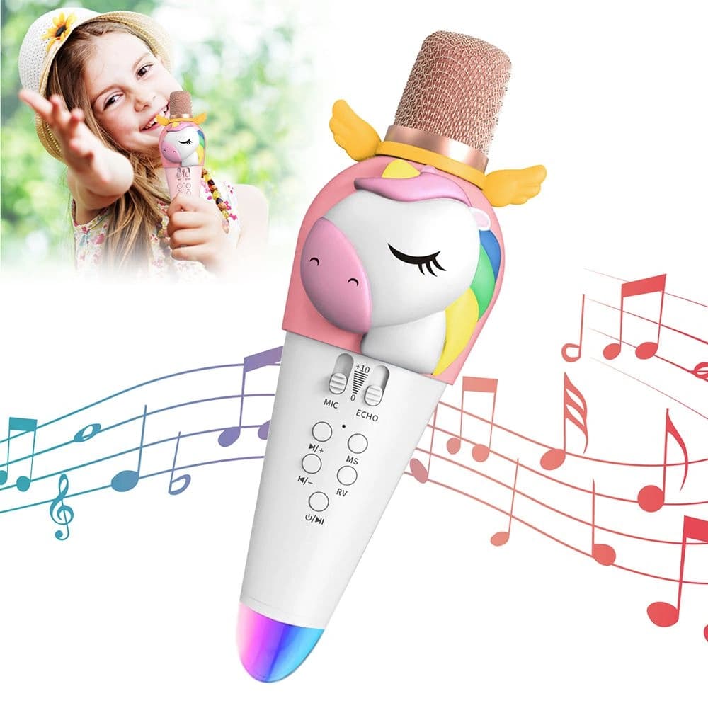 Bluetooth Mikrofon Unicorn Beli - naslovna