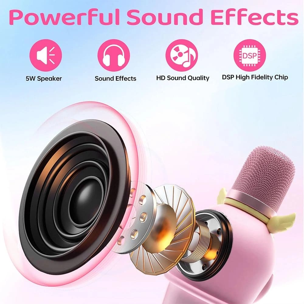 Bluetooth Mikrofon Unicorn Beli - slika 2