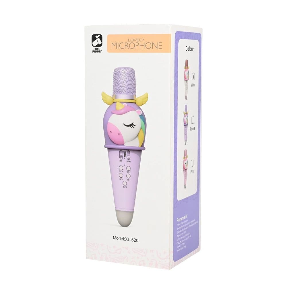 Bluetooth Mikrofon Unicorn Beli - slika 3