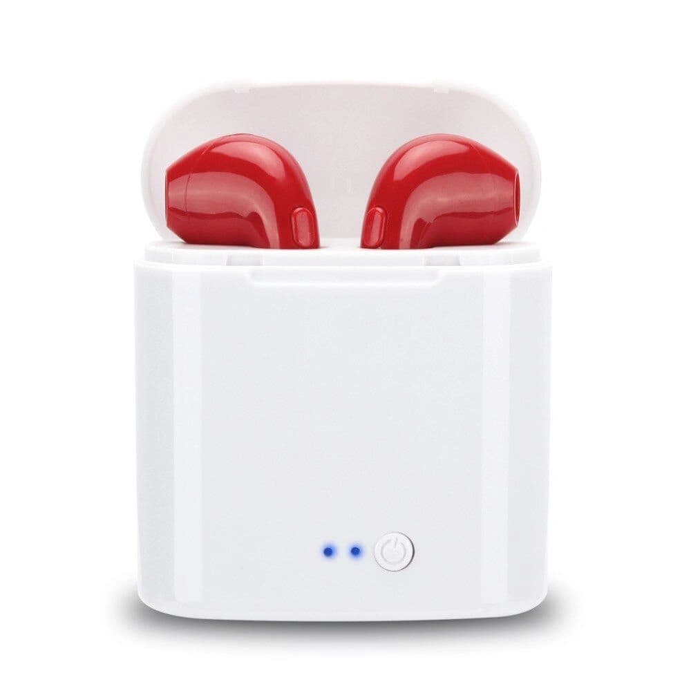 Bluetooth Slusalice Airpods I7s Tws Crvene Hq - naslovna