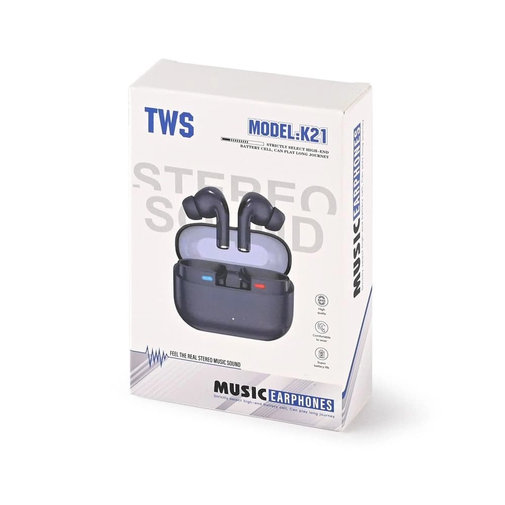 Bluetooth Slusalice Airpods T-phox K21 Crne Hq - slika 2
