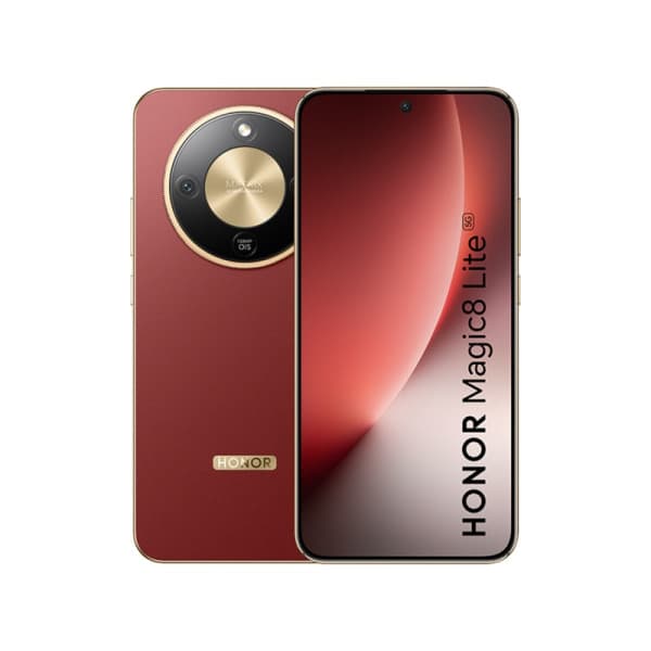 HONOR Magic8 Lite 8/256GB bordo crveni prednja i zadnja strana