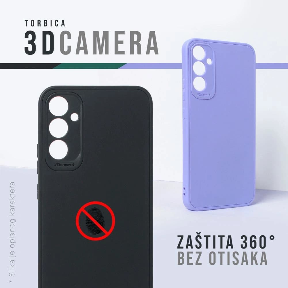 Torbica 3d Camera Iphone 16 6.1 Ljubicasta 216786 - slika 3