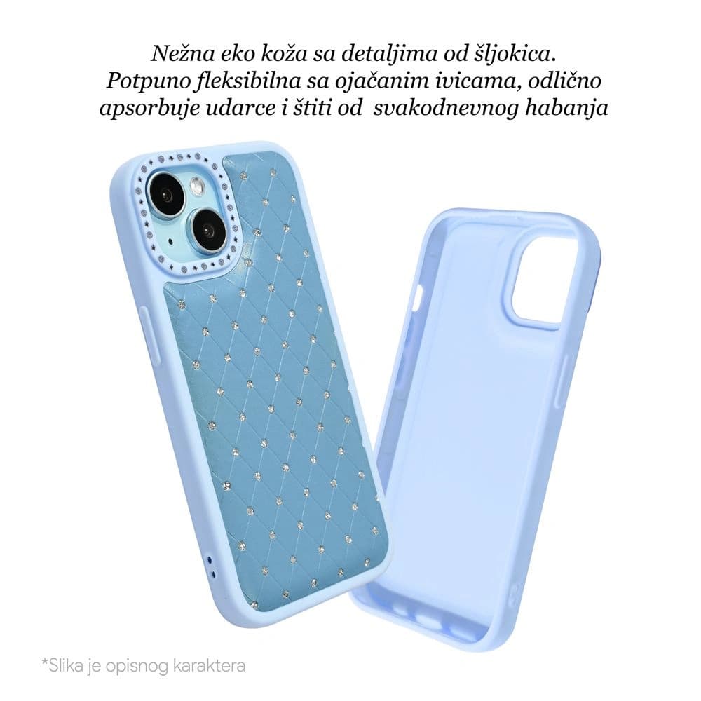 Torbica Iphone 13 Pro 6.1 Crna Bling 219045 - slika 2