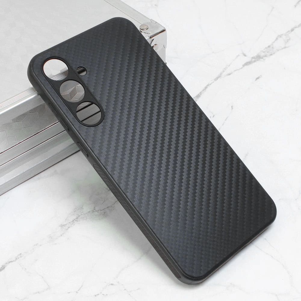Torbica Samsung A55 5g Carbon Fiber Crna - naslovna