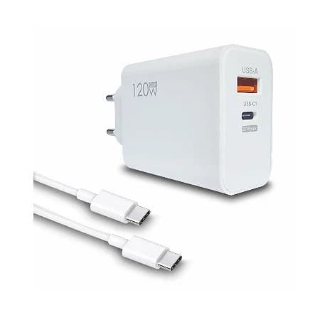 Bavitel Punjač 120w Usb A+ Type C + Kabl Type C/type Cbela Keke-pd003 - naslovna