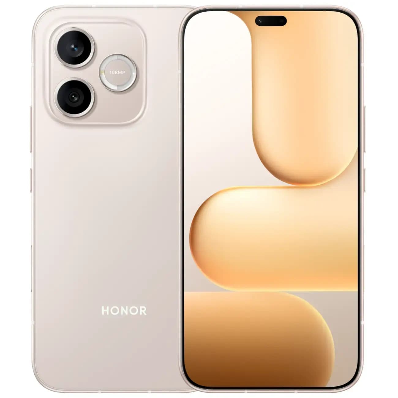 HONOR 600 Lite 8/256GB Light Gold prednja i zadnja strana