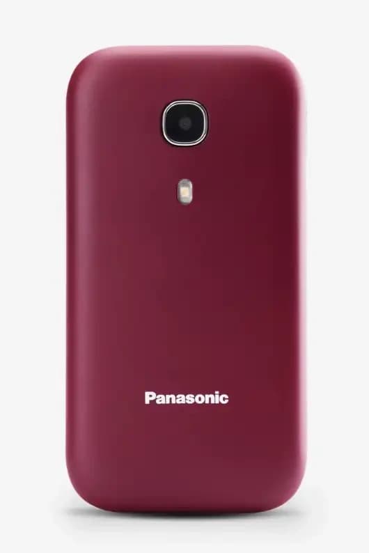 Panasonic KX-TU400EXR crveni mobilni telefon sa dugmadima