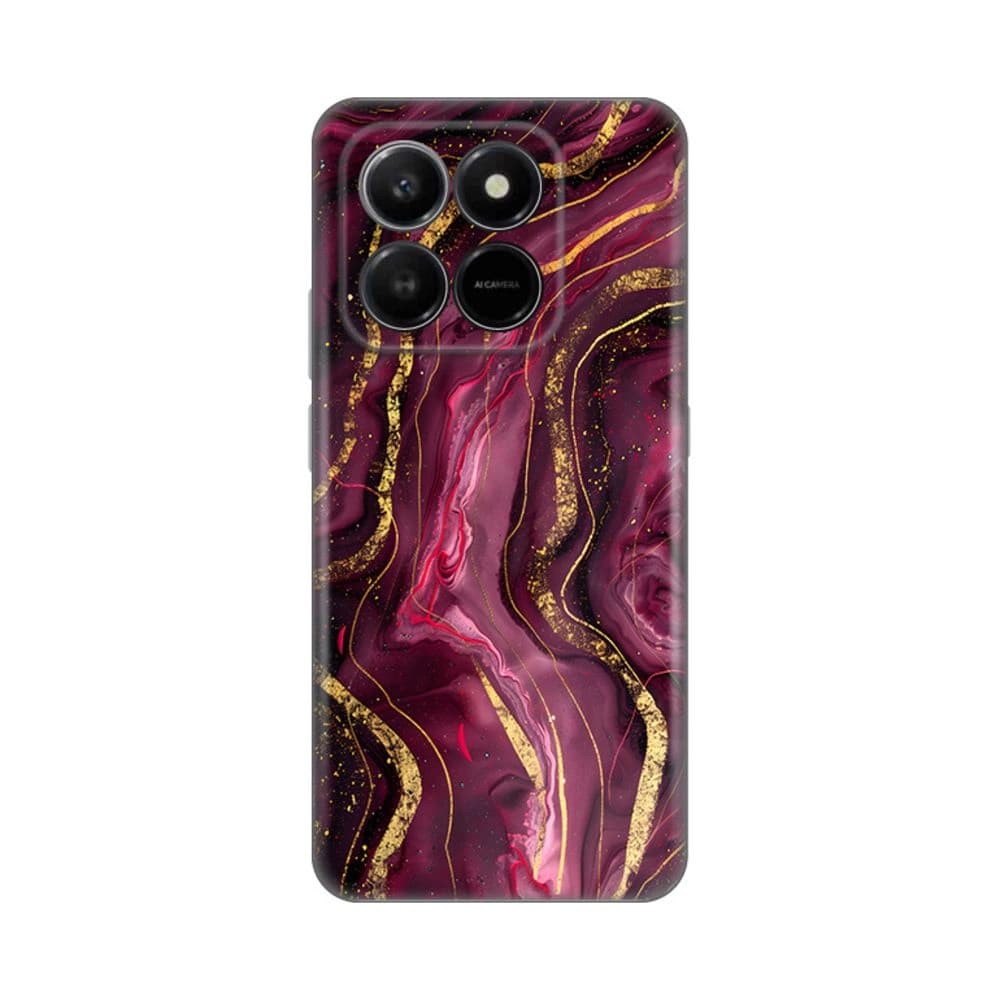 Torbica Honor X7d 4g/400 Smart Burgubdy Silikonska Print - naslovna