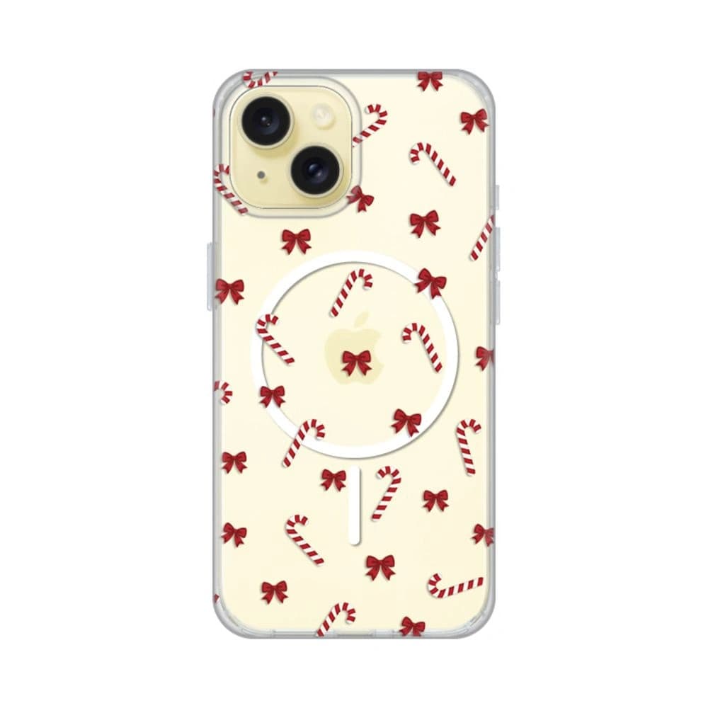 Torbica Iphone 15 6.1 Candy Bows Print Magsafe - naslovna