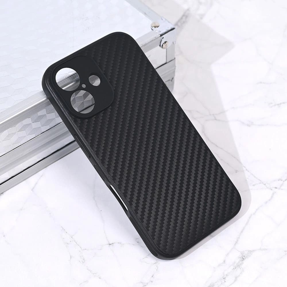 Torbica Iphone 16 6.1 Carbon Fiber Crna - naslovna
