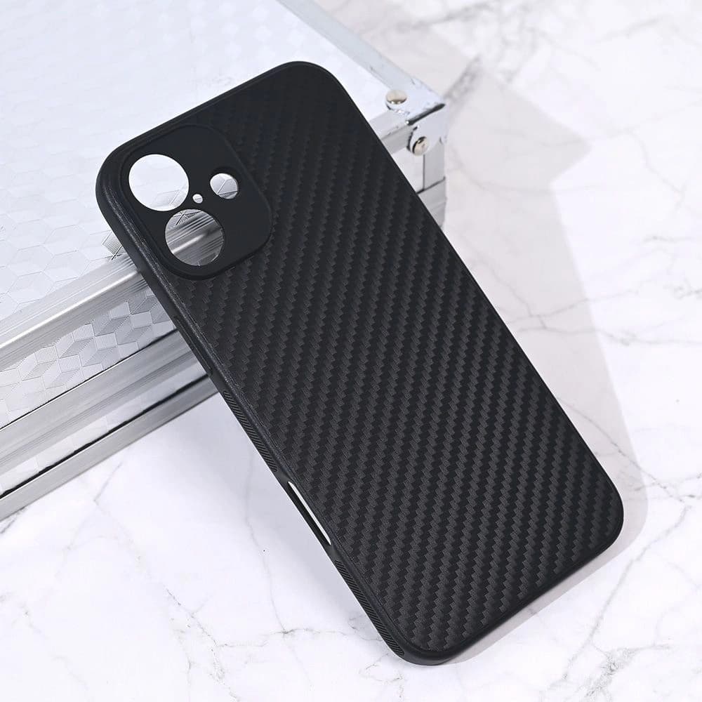 Torbica Iphone 16 + Plus Carbon Fiber Crna 6.7 216239 - naslovna