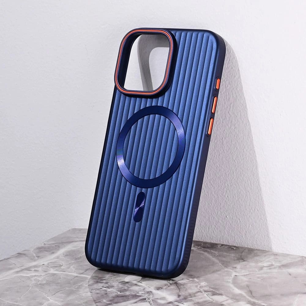 Torbica Iphone 16 Pro Max 6.9 Plava Magsafe Stripe - naslovna