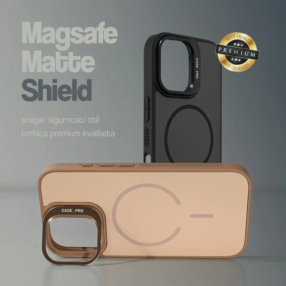 Torbica Iphone 17 6.3 Siva Magsafe Matte Shield 224245 - naslovna