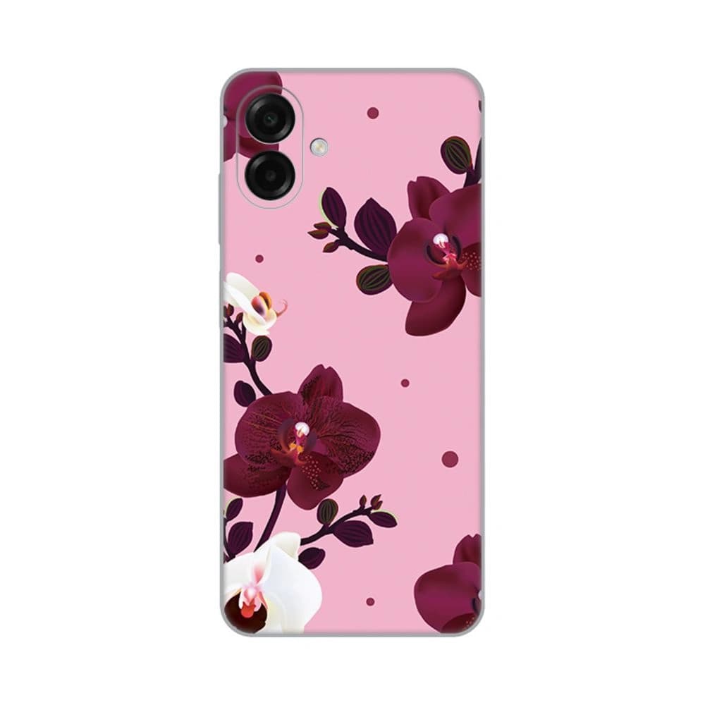 Torbica Samsung A07 Pink Orchid Silikonska Print Skin - naslovna