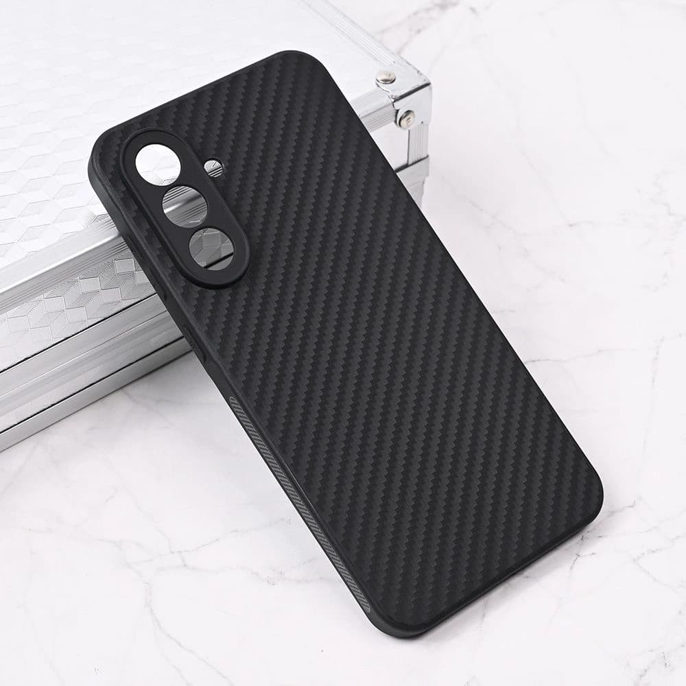 Torbica Samsung A56 5g Crna Carbon Fiber A566b Galaxy 219369 - naslovna