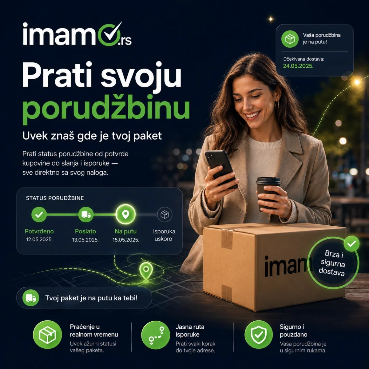Uvek znaš gde je tvoj paket